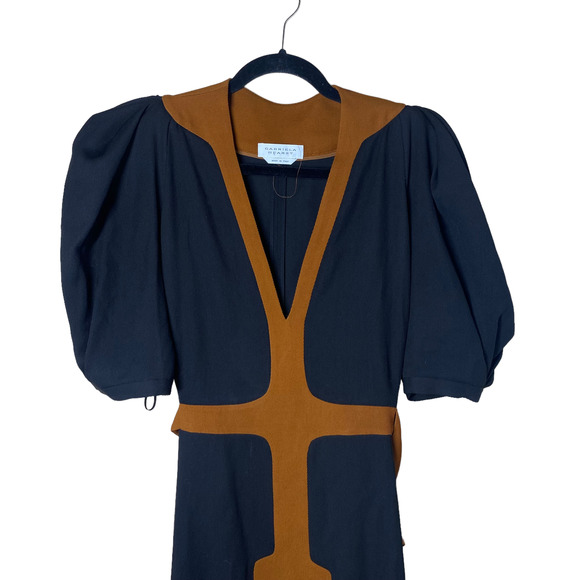 Gabriela Hearst Onda Virgin Wool-Silk Blend Midi Dress Sz IT 48 US 12 - Picture 6 of 13